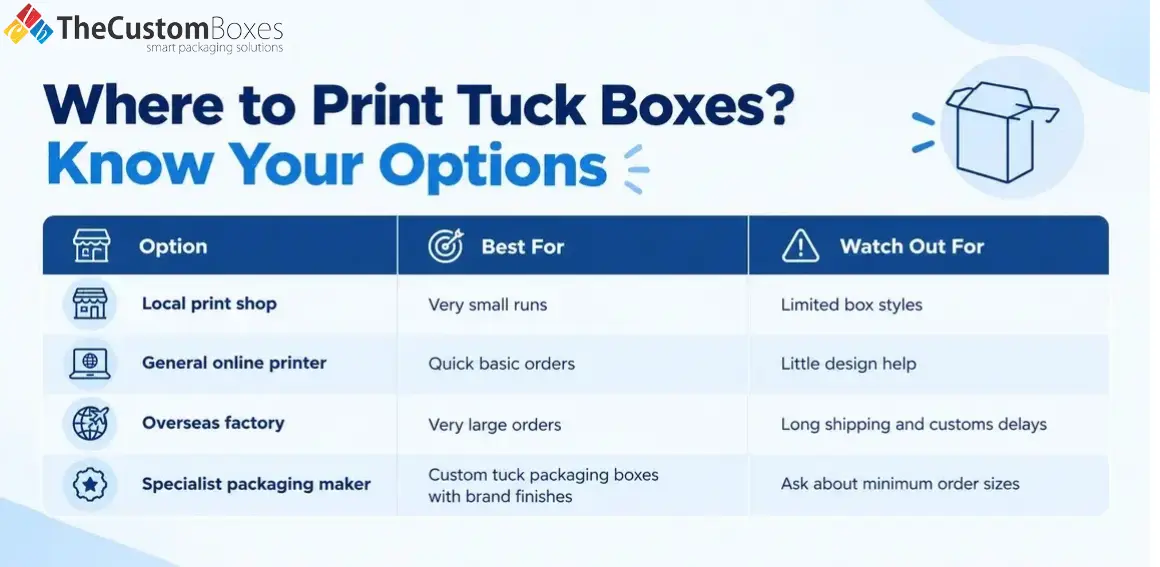 Your main printing option